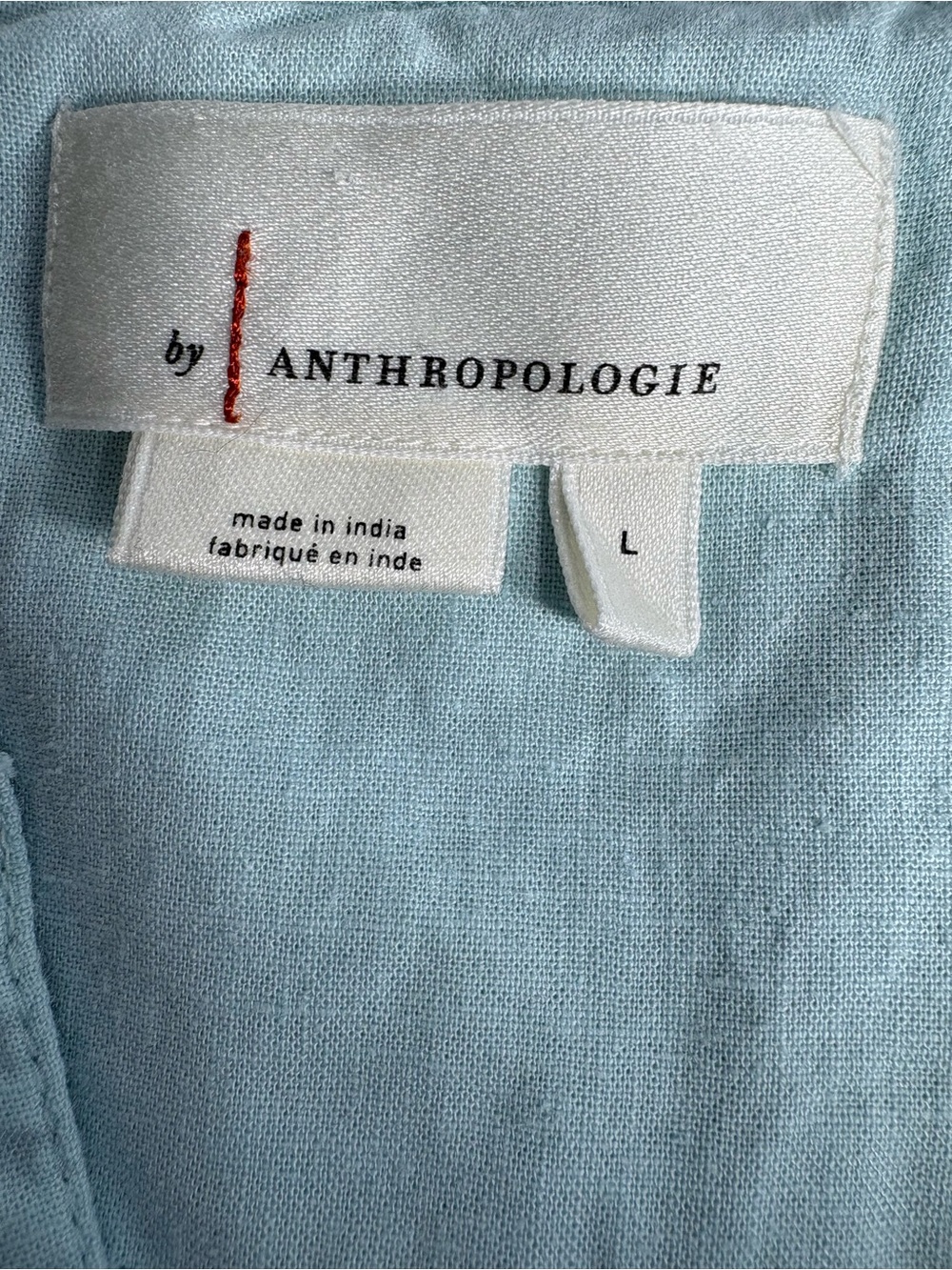 Anthropologie  Light Blue  V‑Neck Maxi Dress - Picture 8 of 13